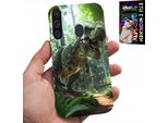Custodia Per Samsung Galaxy A21 - Custodia Dinosauro Tirannosauro + Vetro