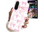 Custodia Per Samsung Galaxy A26 5G - Custodia Con Nastri Rosa E Design Alla Moda