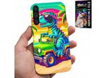 Custodia Per Samsung Galaxy A21 - Dinosauro In Un Camion Per Bambini