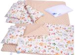 Biancheria Da Letto Con Imbottitura 220X80 Cm Allacciata Bobo Biancheria Da Letto In Cotone - Animali Da Favola