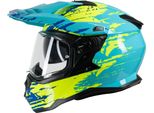 Casco Enduro SPEC-X "SX-62.01/R1"" Stinger Blu / Giallo, Taglia 59 / 60 = L"