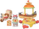 Sylvanian Families Mobiler Hamburger Imbiss Mit Figur, Spielfigur, Spielzeug, Kinder, 5757
