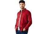 Maine - Camicia Da Uomo A Maniche Lunghe DH7848 (Xxl) (Rosso)
