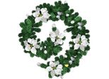 Jopassy 270Cm Ghirlanda Natalizia 50 Led Luci Fiabesche Ghirlanda Abete Decorazione Natalizia Argento