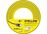 Tubo Da Giardino Cellfast 4YELLOW 10-521 Tubo Da Giardino 30M A 4 Strati Resistente Ai Raggi Uv 20 Bar Giallo