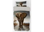 Animal Pictures Bettbezug Elefante 140 X 200 Cm - 70 X 90 Cm - Baumwolle
