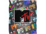 Mtv - Coperta Con Logo, Setosa E Morbida TV24901 (Taglia Unica) (A Colori)