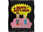 Beavis & Butthead - Coperta Per Divano, Setosa, Supermorbida TV24900 (Taglia Unica) (A Colori)