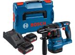 Bosch Gbh 18V-22 Professional Trapano A Percussione A Batteria 18 V 1,9 J Sds Plus Brushless + 2X Batteria 5,0 Ah + Caricabatteria + L-Boxx