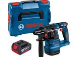 Bosch Gbh 18V-22 Professional Martello Perforatore A Batteria 18 V 1,9 J Sds Plus Brushless + 1X Batteria 4,0 Ah + L-Boxx - Senza Caricabatteria