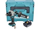 Makita Ddf 492 G1J Avvitatore A Batteria 18 V 141 Nm Brushless + 1X Batteria 6,0 Ah + Makpac - Senza Caricabatteria