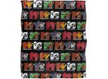 Mtv - Coperta Con Logo, Setosa, Halloween, Super Morbida TV24902 (Taglia Unica) (Multicolore)
