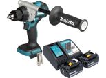 Makita Ddf 492 Rf Trapano Avvitatore A Batteria 18 V 141 Nm Brushless + 2X Batteria 3,0 Ah + Caricabatteria