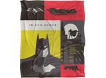 Batman - Coperta Icons, Setosa, Morbida Al Tatto TV24919 (Taglia Unica) (Nero/Rosso/Giallo)