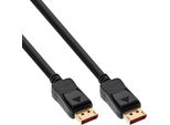 Cavo Inline® Displayport 1.4, Nero, Contatti Placcati Oro, 1 M
