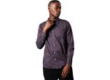 Maine - Camicia Da Uomo A Maniche Lunghe DH7852 (Xxl) (Viola)