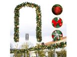 Hengda Ghirlanda Di Natale Decorazione Ghirlanda Di Abete Decorazione Natalizia Interna Ed Esterna Ghirlanda Artificiale 5M 100 Led Con Decorativo + Telecomando