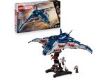 Lego Marvel Avengers: Age Of Ultron Quinjet - Aereo Giocattolo Dei Supereroi Con Moto E 5 Minifigure, Tra Cui Iron Man, Vedova Nera E Ultron - Regalo Per Ragazzi Dai 12 Anni In Su - 76325