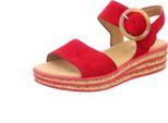 Gabor Gabor Sandalo Con Zeppa Rosso Rosso 38,5