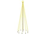 Albero Di Natale A Led Con Pioli Bianco Caldo 310 Led 300 Cm