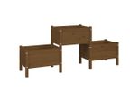 Vidaxl Fioriera Marrone Miele 178,5X44X75 Cm In Legno Di Pino Massiccio