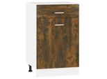 Base Con Cassetto Rovere Fumé 50X46X81,5 Cm
