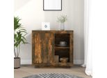 Vidaxl Credenza Rovere Fumé 80X40X75 Cm