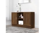 Vidaxl Credenza Marrone Effetto Rovere 120X30,5X70 Cm Materiale A Base Di Legno
