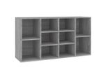 Vidaxl Panca Per Scarpe Grigio Sonoma 103X30X55 Cm Materiale A Base Di Legno