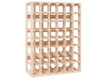 Portabottiglie 70X33X94 Cm In Legno Di Pino Massiccio