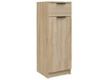 Mobile Da Bagno Rovere Sonoma 32X34X90 Cm In Materiale Ligneo