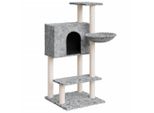 Vidaxl Graffiatoio In Sisal Grigio Chiaro 108,5 Cm
