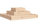 Vidaxl Fioriera 80X80X27 Cm In Legno Di Pino Massiccio