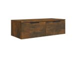 Armadio A Muro In Rovere Fumé 68X30X20 Cm Materiale In Legno