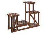 Vidaxl Portafiori 90X25X73,5 Cm In Legno Massiccio D'abete