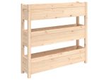 Vidaxl Fioriera 112X25X104,5 Cm In Legno Di Pino Massiccio