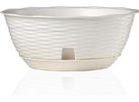 Bama Vaso Da Fiori Paglia, 40 Cm, Bianco