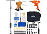 Set Di Rimozione Delle Ammaccature Vevor, Set Di 61 Pezzi Per La Rimozione Delle Ammaccature Senza Verniciatura Con Martello A Slitta Sollevatore Dorato E Pistola Incollatrice Con Barra A T, Strumenti Per La Rimozione Dei Danni Da Grandine Sulla Carrozzeria
