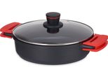 Molten Pentola Bassa Con Rivestimento Antiaderente Con Coperchio, Ø 28 Cm