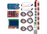 Kit Stampante 3D Ramps 1.4 12864 Controller + A4988 Chip Board Parts Adatto Per Reprap