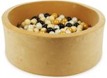 Vasca Di Essiccazione 110X40 Velvet Soft Carmel Con 500 Palline: Beige, Oro Chiaro, Oro, Nero