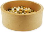 Vasca Di Essiccazione 110X40 Velvet Soft Carmel Con 500 Palline: Beige, Oro Antico, Oro, Opalescente