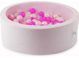 Vasca Di Asciugatura 90X30 Velvet Soft Light Pink Con 200 Palline: Trasparente, Opalescente, Rosa Chiaro, Rosa