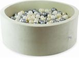 Vasca Di Essiccazione 110X40 Velvet Soft Light Mint Con 500 Palline: Oro Chiaro, Opalescente, Argento