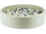Vasca Di Essiccazione 130X30 Velvet Soft Light Mint Con 600 Palline: Oro Chiaro, Opalescente, Argento