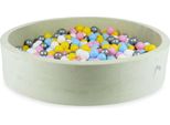 Vaschetta Di Asciugatura 130X30 Velvet Soft Light Mint Con 600 Palline: Bianco, Argento, Rosa Cipria, Giallo, Azzurro