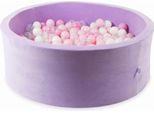 Vaschetta Di Asciugatura 110X40 Velvet Soft Purple Con 500 Palline: Trasparente, Bianco, Rosa Chiaro, Rosa Cipria
