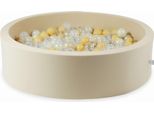Vasca Di Asciugatura 110X30 Beige Con 400 Palline: Trasparente, Opalescente, Oro Chiaro, Beige