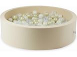 Vasca Di Essiccazione 110X30 Beige Con 400 Sfere: Trasparente, Oro Chiaro, Opalescente