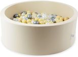 Vasca Di Essiccazione 110X40 Beige Con 500 Palline: Trasparente, Opalescente, Oro Chiaro, Argento, Beige